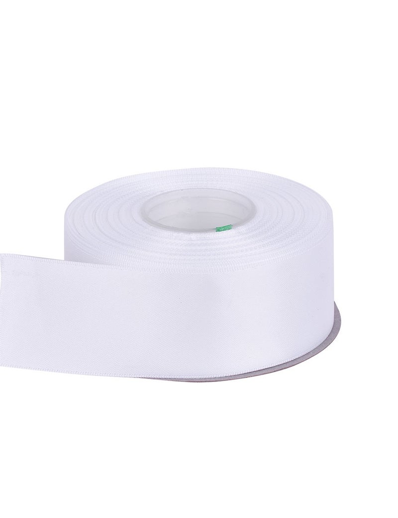 Ribest 1 1/2 inch White Double Face Satin Ribbon 25 Yards Per Roll for Gift Wrapping Flower Bouquet Hair Accessories Wedding Birthday - Image 4